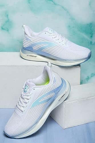 Image of ABROS Mens Edge ASSG1305 Sports Shoes Cream /Turquoise 6UK