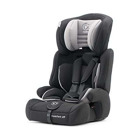 Kinderkraft Kinderautositz COMFORT UP, Autokindersitz, Autositz, Kindersitz, Gruppe 1/2/3 9-36kg, 5-Punkt-Sicherheitsgurt, Einstellbare Kopfstütze, ECE R44/04, Schwarz Cover