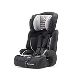 Kinderkraft Kinderautositz COMFORT UP, Autokindersitz, Autositz, Kindersitz, Gruppe 1/2/3 9-36kg, 5-Punkt-Sicherheitsgurt, Einstellbare Kopfstütze, ECE R44/04, Schwarz