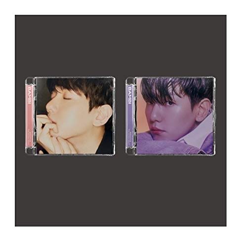 EXO Baekhyun Bambi 3rd Mini Album Jewel Case Version Random Cover CD+8p Lyrics+1p AR Clip Card+1p AR PhotoCard+Message PhotoCard Set+Tracking Kpop Sealed