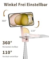 TONEOF 173cm Magnetisches Handy Stativ Selfie Stick für MagSafe – Ansicht 5