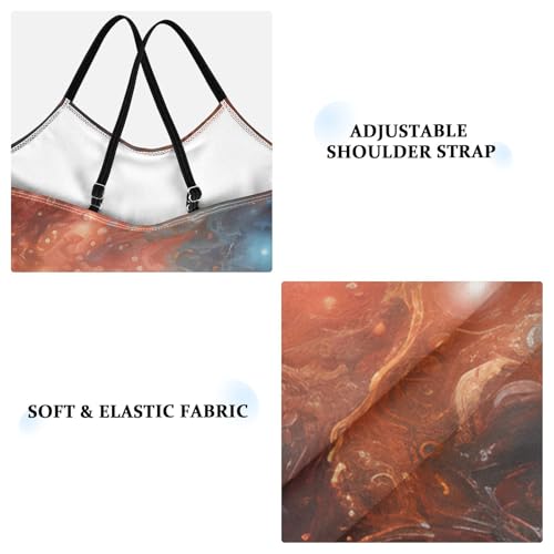 senya Girls Swimsuits Black-red Planet Sky One-Piece Swimwear Quick Dry Girls Bathing Suits for 3 Years Old3