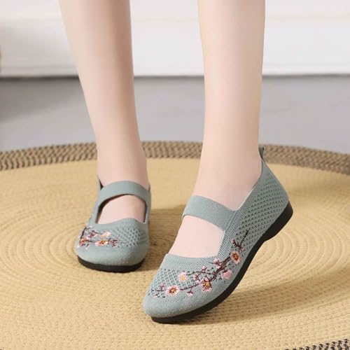 Women's Casual Shoes Embroidered Breathable Flat Comfortable Everyday Wear Versatile Design for Jeans and Relaxed Attire All Seasons3