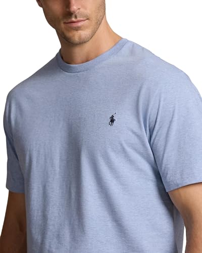 Image of POLO RALPH LAUREN Mens Big & Tall Crew Neck T-Shirt (2LT, JamicaBlueHtr)