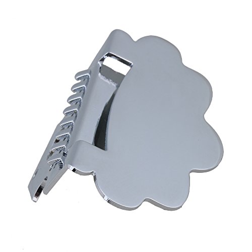 BQLZR 60 x 50mm Silver Zinc Alloy Mandolin Tailpiece Parts for 8 String Mandolin Guita, 6x5x0.13cm/2.36x1.97x0.05inch(LxWxT) - Image 2
