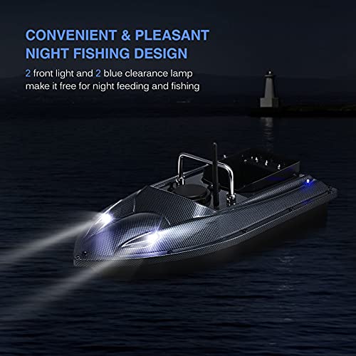 Bateau RC et détecteur de poisson longue portée pour dépose d'appâts - 6