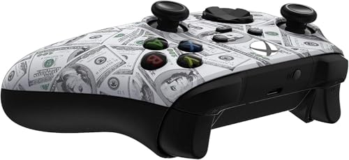 Image of Custom Controllerzz Wireless Controller for Microsoft Xbox Series X /S & Xbox One - Custom Soft Touch Feel - Custom Xbox Series X /S Controller (X /S Money)