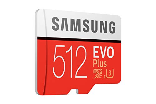 Image of Samsung EVO Plus 512GB microSDXC UHS-I U3 100MB /s Full HD & 4K UHD Memory Card with Adapter (MB-MC512GA)