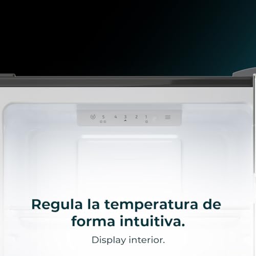 Cecotec Frigorífico Combi Bolero CoolMarket Combi 250 Dark E. Clase Energética E Frigorífico Combi Inox Oscuro 180X55Cm, 250L, No Frost, Multi Air Flow Y Cajón Humidity Box - imagen 11