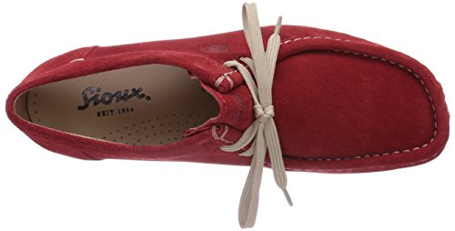 Sioux Grashopper-D-141, Mocassini Donna, Rosso