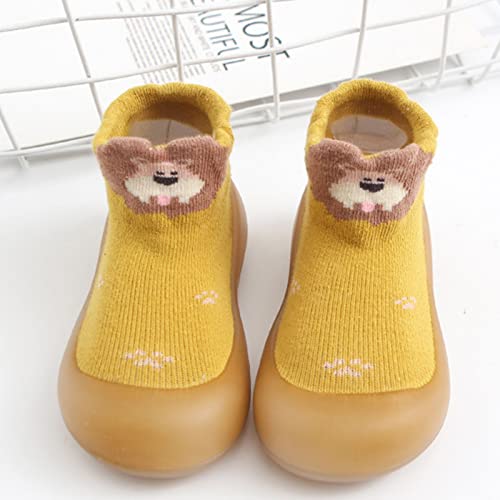 Unisex Baby Boys Girls Sneaker Baby Dispensing Non Slip Socks Toddler Socks with Pinch Ankles Baby Kids (C, 9.5 Toddler)3