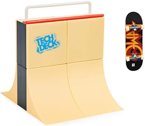 Tech Deck, Big Vert Wall X-Connect Park Creator, Customisable and Buildable Ramp Set with Exclusive Fingerboard, Kids Toy for Boys and Girls Ages 6 and up