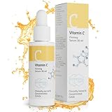 Vitamin C Serum Gesicht 30ml - Vegan Beauty - Vitamin C hochdosiert - Gesichtspflege, Augenringe entfernen, Anti Pickel, Augenpflege - Skincare Anti Aging - Elemental Care