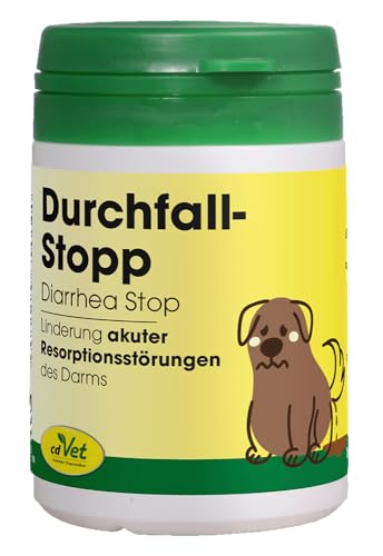 cdVet Naturprodukte DurchfallStopp für Hunde und Katzen 50 g - Unterstützung bei akuten Magen-Darm-Beschwerden - Diät-Ergänzungsfuttermittel
