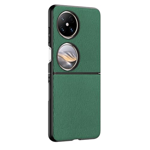 Jiajihua Case Compatible with Huawei Pocket 2,Compatible with Huawei Pocket 2 4G LEM-AL00 2 in 1 Lens Protection Shockproof and Anti-Drop Cover Grren