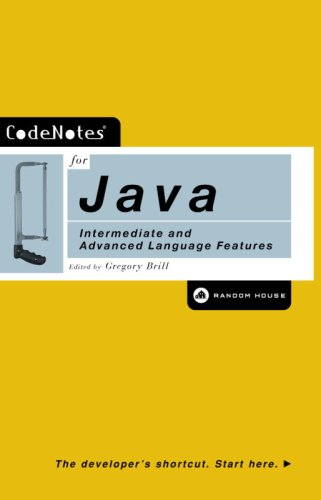 CodeNotes for Java: Intermediate and Advanced Language Features eBook ...