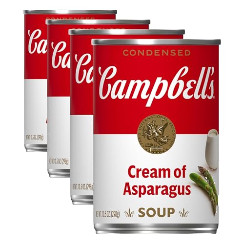 Image of Campbell's Condensed Cream of Asparagus Soup, 10.5 oz Can (Pack of 4)