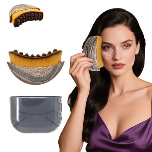 Lymphatic Contour Face Brush, Dry Brushing Face Brush, Lymphatic Drainage Massager for Face, Chin & Jawline Sculpting, Ergonomically Designed to Fit The Skin Precisely and Relieve Fatigue