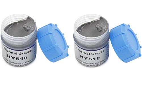 Image of Taapsee Silicone Heatsink Compounds Thermal Grease Paste, Heat Sink Compound for Use in Coolers Heat Sink, CPU and Chipsets, Graphics Card, LED, IC, GPU, VGA, PC Processor, Chipset Cooling (2 Pack)