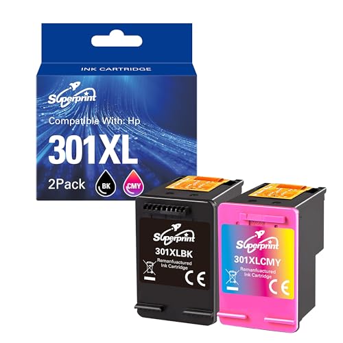 Cartouche HP 301 XL pack noir et couleur pour les devoirs et les impressions maison