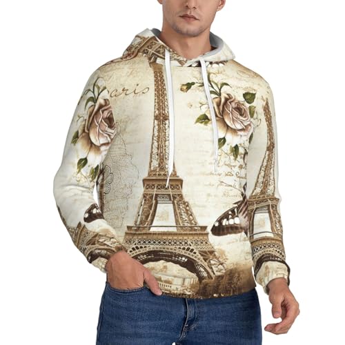 Sweat à capuche en polaire contre le froid : le pull chaud homme au style Paris