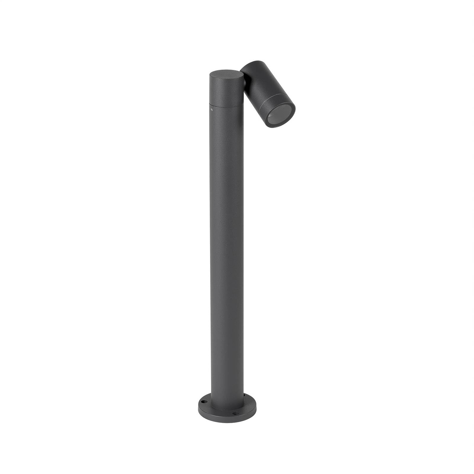 Tulimar lampa zewnętrzna o zmiennej intensywności (nowoczesna) w kolorze czarnym aluminium (1 lampa, do GU10), zacisk oświetleniowy do cokołu