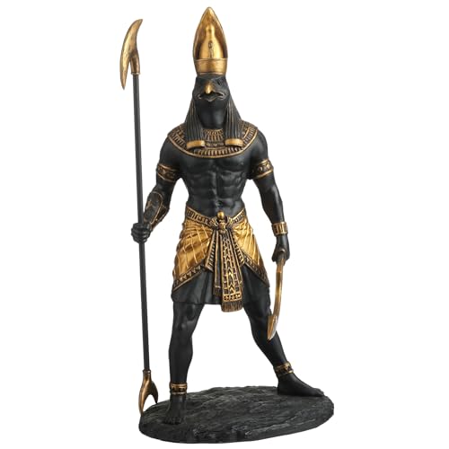 Escultura Decorativa Horus Dios Sol Egipcio 26.7 cm miniatura 7