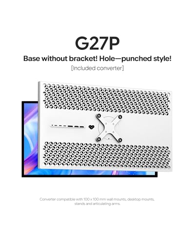 Image of G27P 27'' UHD 5K (5120x2880) Glossy Monitor, IPS Panel, 10-Bit Color, 99% sRGB 99% DCI-P3, 75Hz, 218PPI, HDR, 2000:1 Contrast, Low Blue Light, Eye Care (Honeycomb - Without Stand)