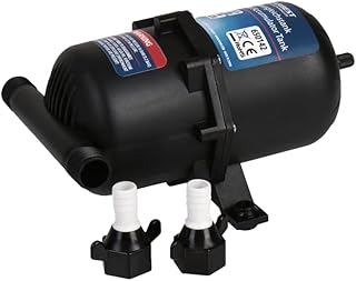 Deposito Agua Camper Vaso de Expansion para Bomba de Agua 12V Camper, Flujo Silencioso y Constante, Ideal para Motorhome...
