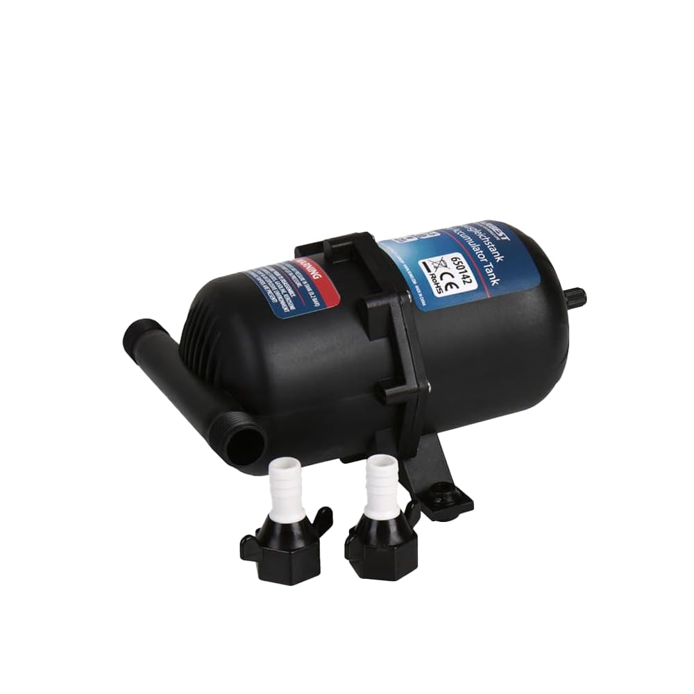 Deposito Agua Camper Vaso de Expansion para Bomba de Agua 12V Camper, Flujo Silencioso y Constante, Ideal para Motorhome RV Vanlife - CARBEST
