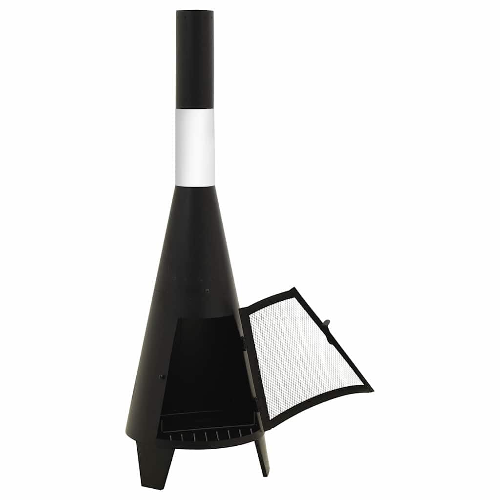 Stalowa patelnia ogrodowa 38 x 38 x 122 cm