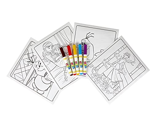 Crayola Frozen Color Wonder Coloring Book & Markers, Mess Free Coloring, Gift for Kids, Age 3, 4, 5, 6 (Styles May Vary)