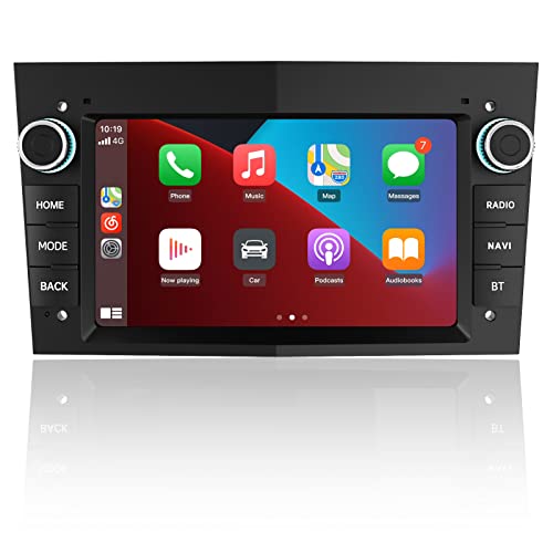 AWESAFE Autoradio Carplay pour Opel Corsa Vivaro Antara Vectra Sigum Combo Zafira Astra Meriva,7 “ HD écran Tactile,intégré Bluetooth carplay Android Auto RDS,GPS,WiFi[2Go+32Go]