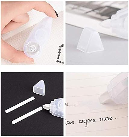 Chostky 20 Pack Correction Tape Mini White Out Tape Cute Writing Tape for School Kids Students