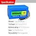 Mushuo DC 24V 9000mAh High Capacity Rechargeable Battery Pack with DC 5.5 * 2.1mm Plug for Monitoring Equipment