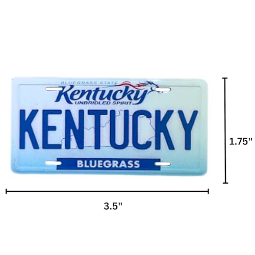 Imán de Nevera Mini Placa Kentucky 3.5 x 1.75 pulgadas miniatura 4