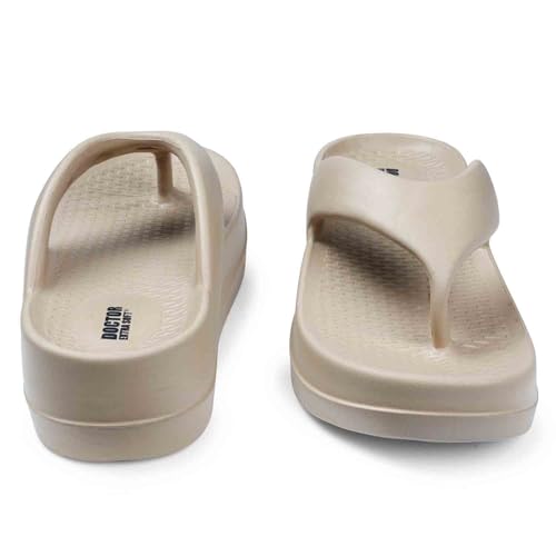 Image of DOCTOR EXTRA SOFT Women's EVA Flip Flop Slippers| Lightweight Comfortable Sandals| Thick Sole Cushion Slip-On, Waterproof Cloud Soft Platform Thong for Summer Beach, Pool & Indoor Outdoor Wear D-557