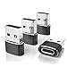 Elebase für Samsung Galaxy Z Flip 7 Ladegerät Adapter,USB auf USB C Adapter 4 Pack,Typ C Buchse zu A Stecker Ladegerät Netzteil für Z Fold Flip 6 7,A55 A54 A53 A52,M36 M56 M55,Tab S10 S9 S8 A9 A8 Lite