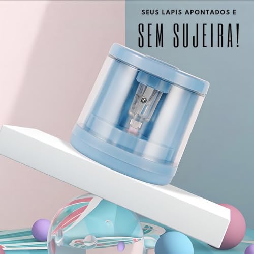 Apontador De Lápis Elétrico Prático e Seguro Apontador De Lápis Automático Elétrico por Pilhas Apont
