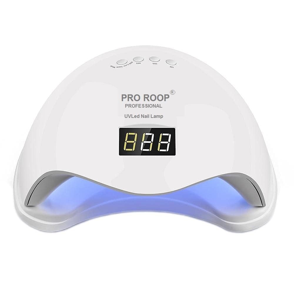 UV Light for Nails, 48W UV LED Nail Lamp for Gel Polish, Fast Nail Dryer with Automatic Sensor, 3 Timer Setting, Small and Portable, LED Nail Light for Fingernail and Toenail Nail