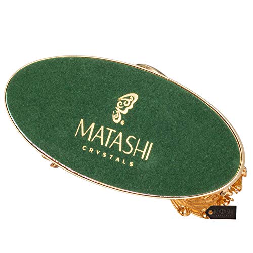 Matashi 24K Gold Plated Loving Swans Figurine Clock Table Top Ornament For Home Office Desk Bedroom Decor Gift For Valentine's Day Birthday Mother's Day Anniversary Christmas Housewarming Present #TOP6