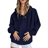 sweat bleu marine Sweat à capuche polyvalent qui convient à différentes occasions, que vous alliez à la salle de sport, que vous fassiez des courses ou que vous vous détendiez à la maison