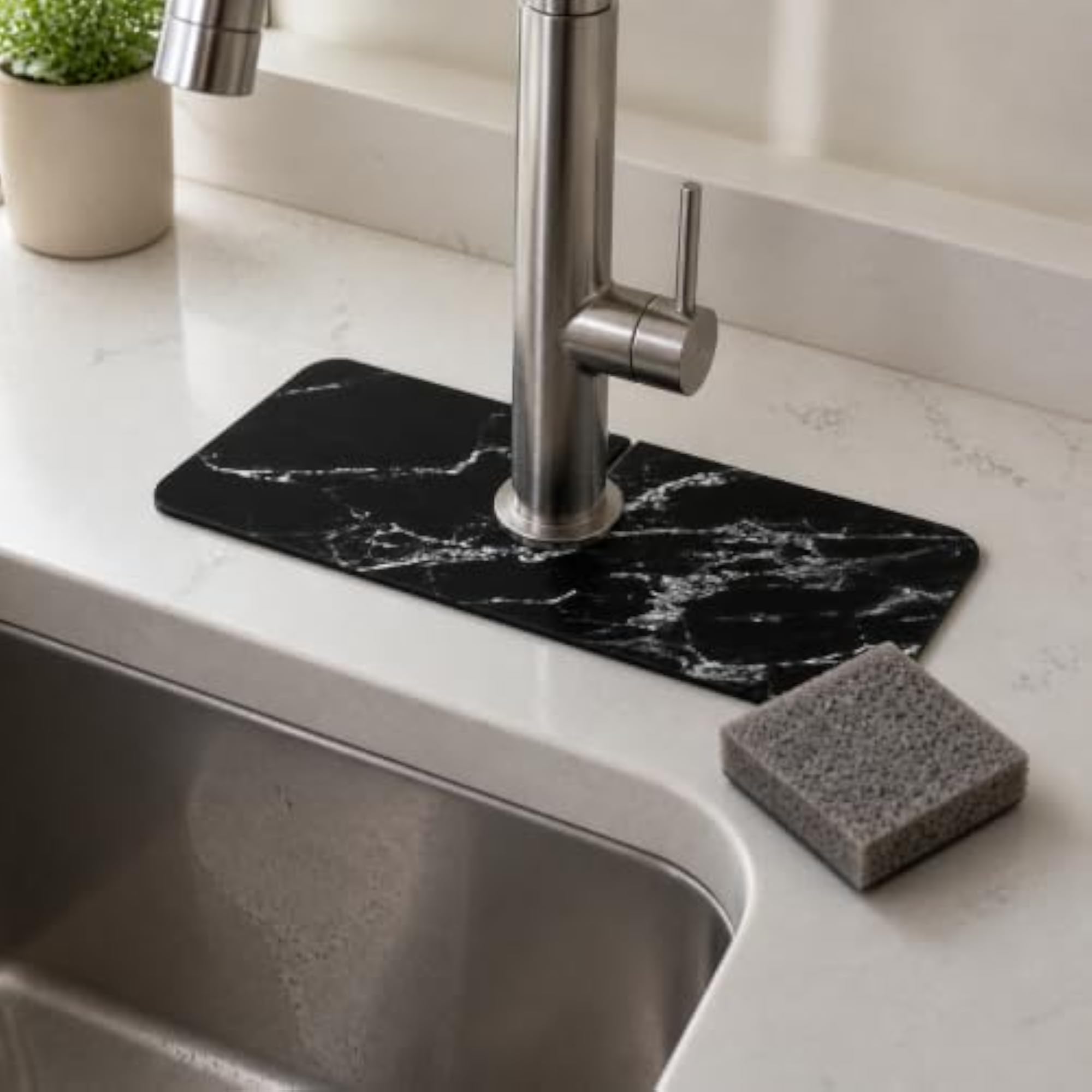 Luxury Diatomaceous Earth Faucet Absorbent Mat