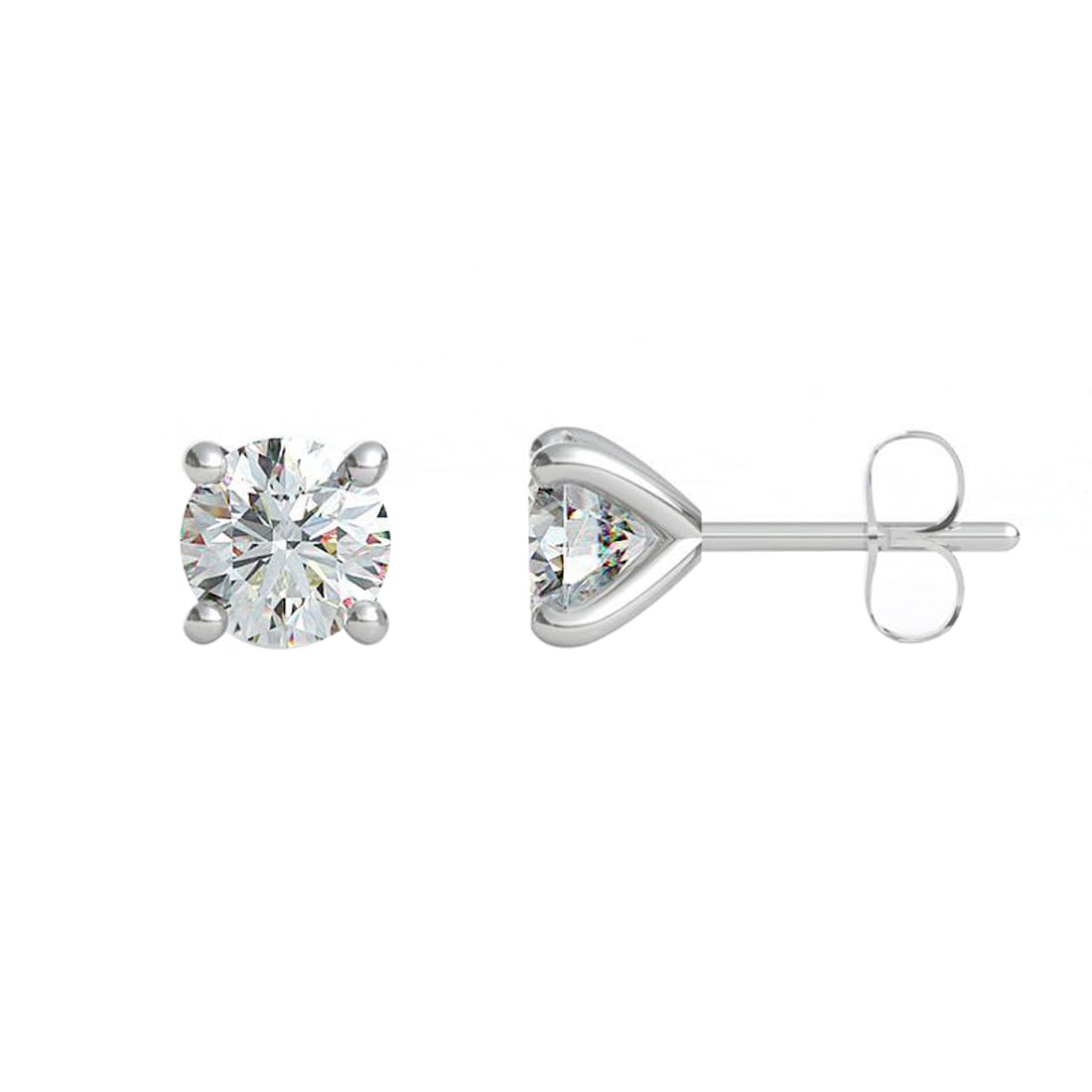 CLARA 925 Pure Sterling Silver Round Solitaire 5 mm Studs Earrings White | Gift for Girls Kids Women & Men | Rhodium Plated, Swiss Zirconia (B0C9MSTMF6) Amazon Price History, Amazon Price Tracker