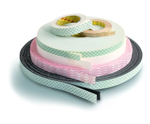 Image of 3M Double Coated Urethane Foam Tape 4016, Off White, 1 in x 36 yd, 62 mil, Retail Pack