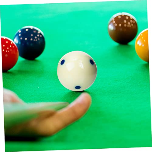 Bille de billard résine blanche de remplacement jeu de billard TOYANDONA - 2