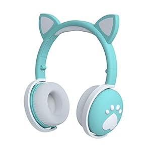 koptelefoon SFBBBO Led Cat Ear Koptelefoon Annuleren Draadloze Bluetooth 5.0 Volwassenen Kinderen Headset Ondersteuning Tf-kaart Radio Met Microfoon 2