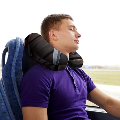 Almohada de viaje espuma viscoelástica tamaño único miniatura 7