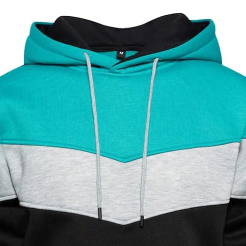Pull à capuche patchwork homme en imprimé camouflage style sport