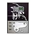 J&M JMCB-2003 JCB03-HBK04 Polished Mounting Brackets for Suzuki Cruisers